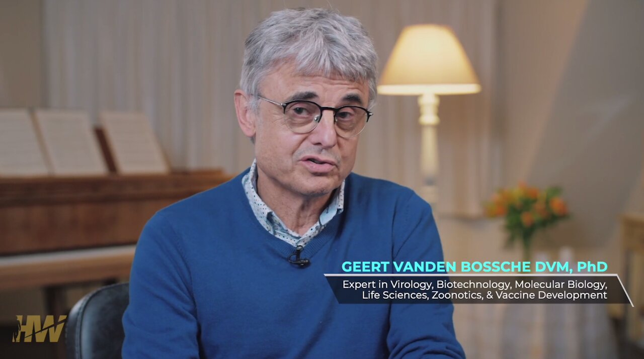 Geert Vanden Bossche, PhD warns of COVID