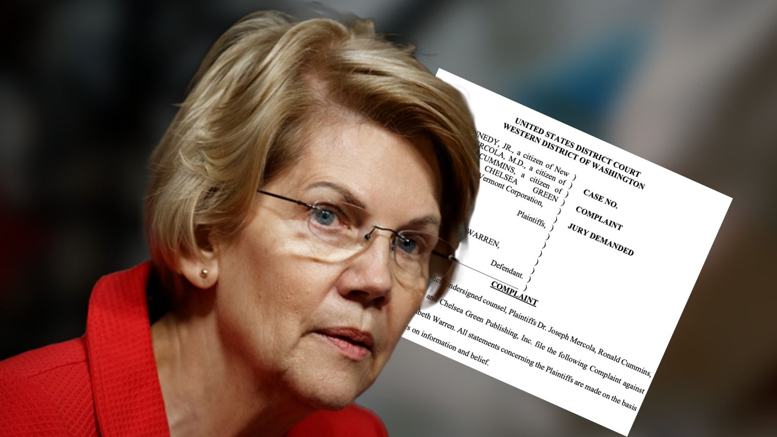 Senator Elizabeth Warren is sued for violating First Amendment over Amazon book censorship calls