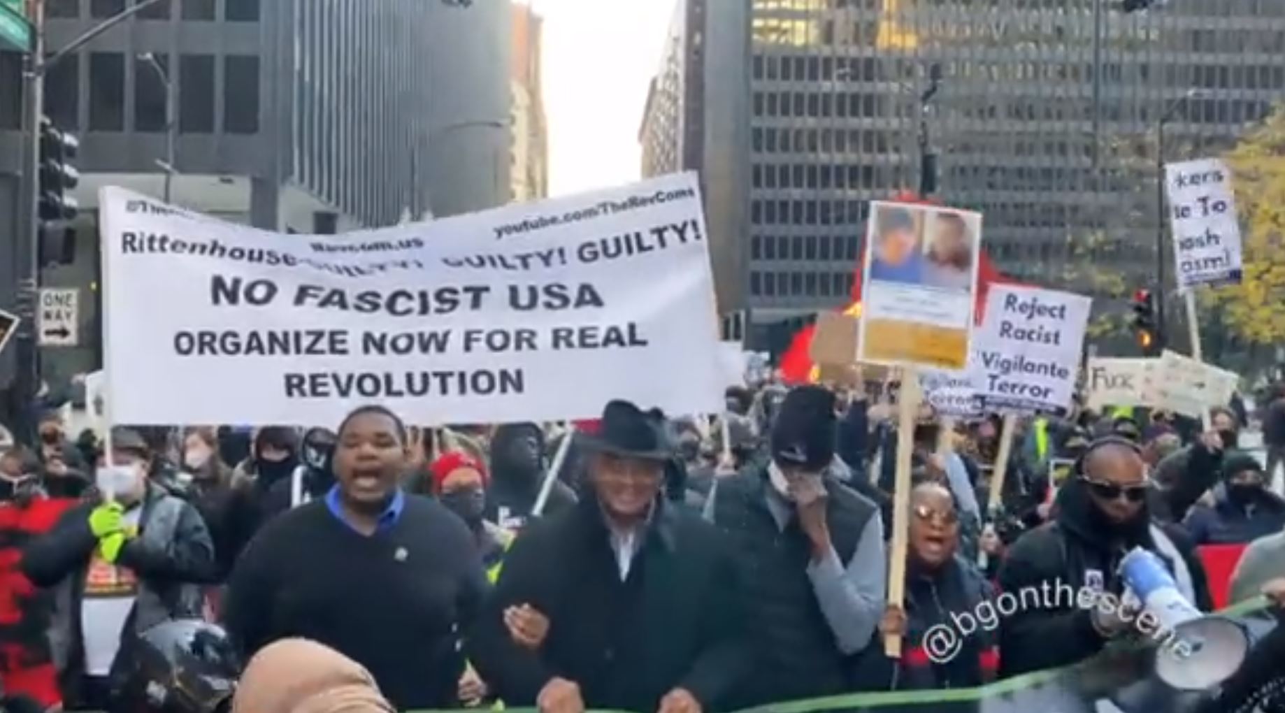 Jesse Jackson Leads Chicago March Against Rittenhouse Verdict - Protesters Chant for Communist Revolution (VIDEO)