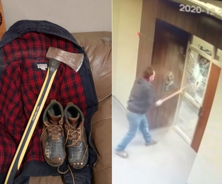 Antifa Activist Smashes in GOP Senator's Office Door with an Axe -- Gets Probation and FBI Gives Him His Axe Back (VIDEO)