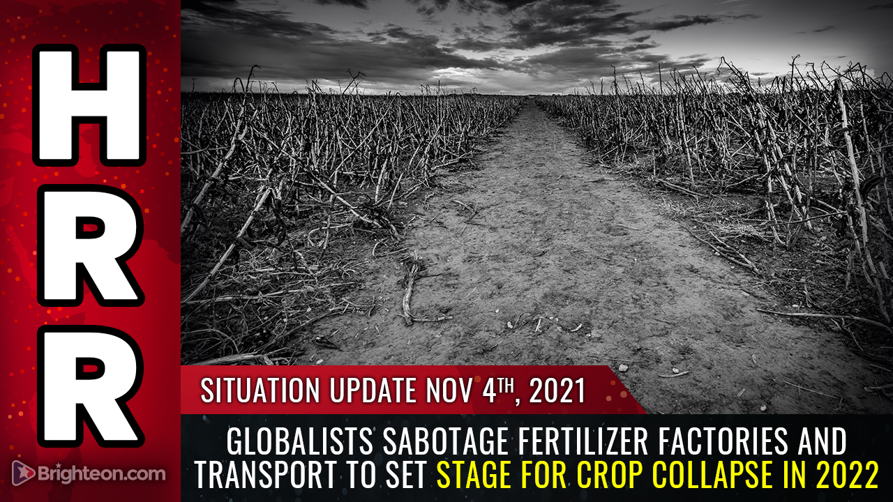 SABOTAGE SUSPECTED: Global fertilizer production plants halted, delivery trains crashing, operations compromised, all leading to FOOD CROP FAILURES in 2022 – NaturalNews.com