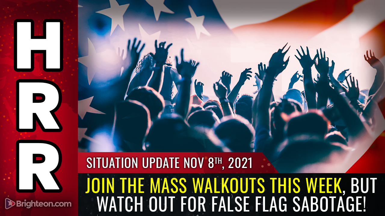 Mass walkouts against vaccine mandates begin NOW: November 8 – 11… but watch out for false flag operators exploiting protest crowds – NaturalNews.com