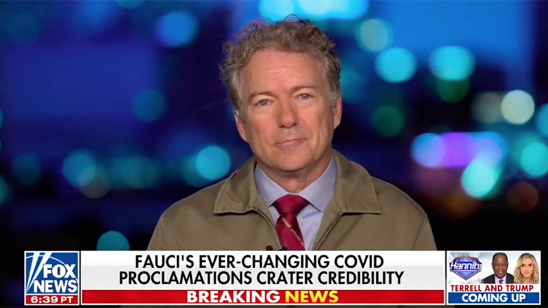 Rand Paul: Vaccine Zealots “Won’t Be Happy Until They Get Your Newborn”