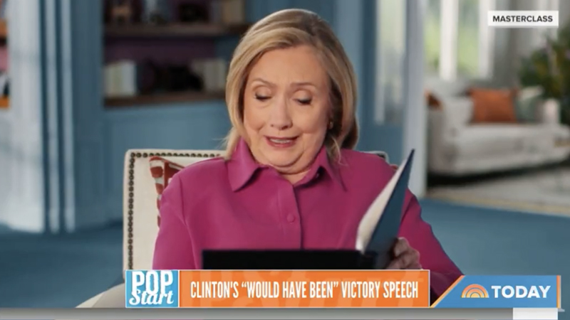 Hillary Clinton Sobs While Reading Would-Be 2016 Victory Speech