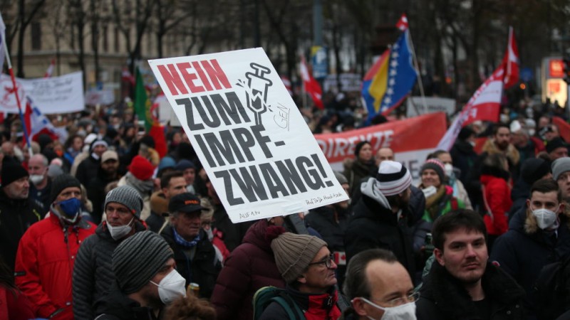 Austria Hiring People to “Hunt Down Vaccine Refusers”