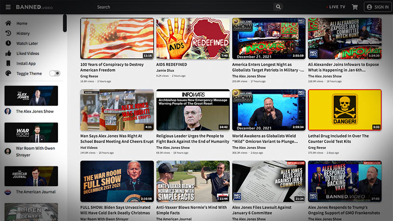 Watch! Banned.Video Contributors Are Kicking Globalist Ass