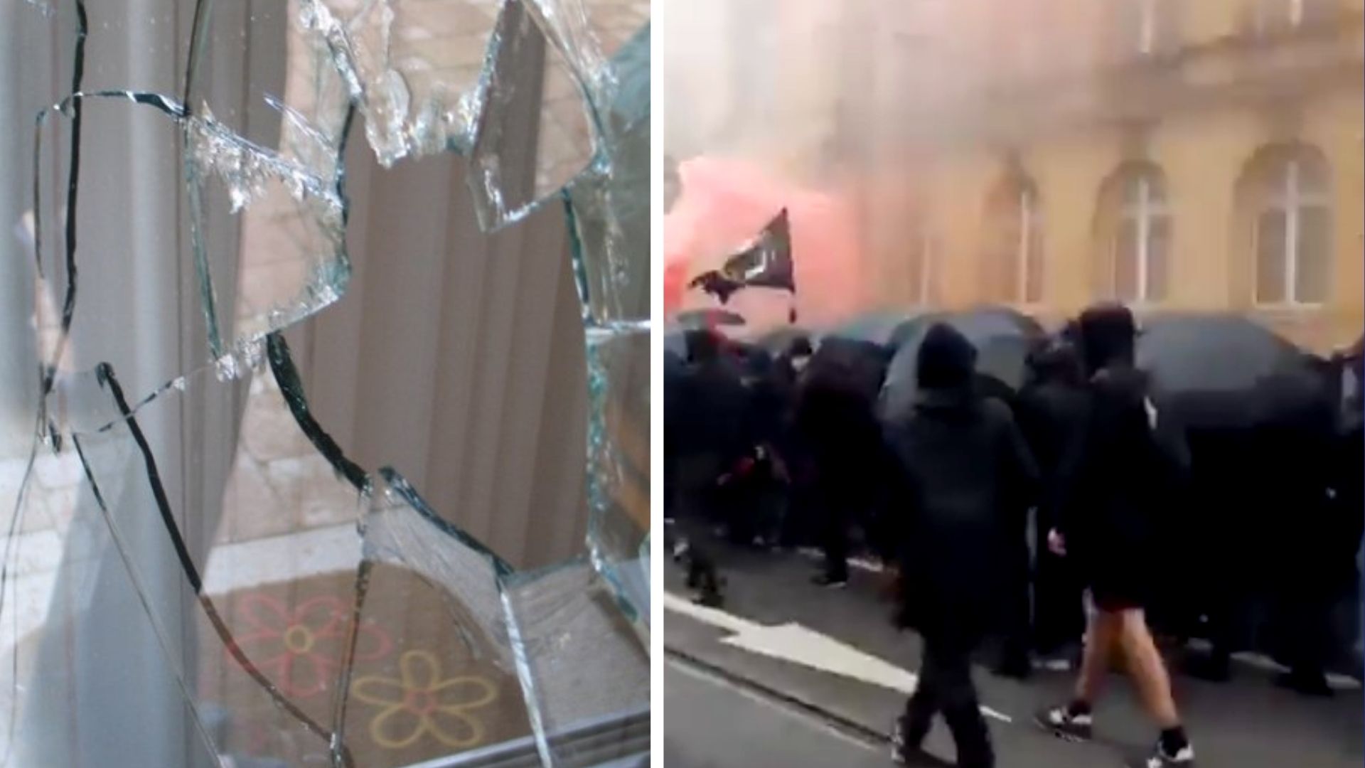 Rampaging leftist mob attacks mosque in Germany