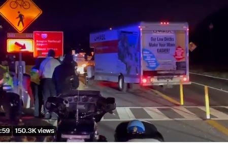 FEDS ON PARADE: Dozens of Uhaul Trucks Picked Up Mysterious Patriot Protesters after Creepy March in DC -- Another Democrat Stunt?