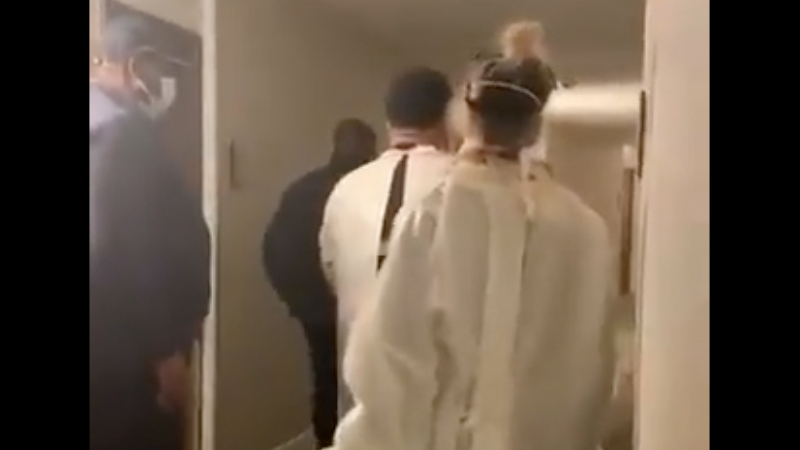 Video: Covid Concentration Camp Detainee Freaks Out After Being Quarantined for Days