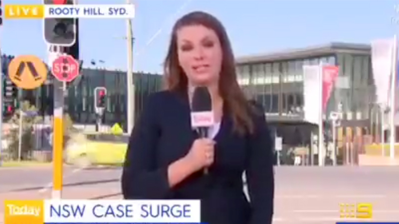 Man Video Bombs Covid News Cast: “Stop Lying to the World”