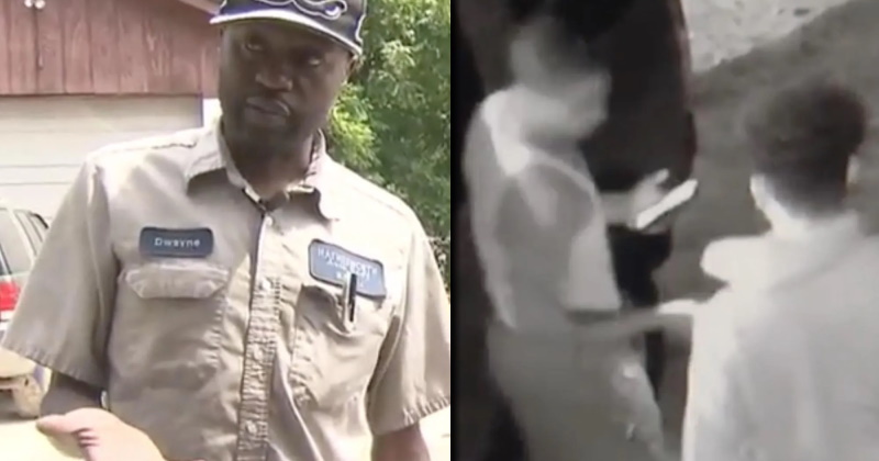 Auto Shop Vandalized With Racist Graffiti, Cameras Captured 2 Suspects