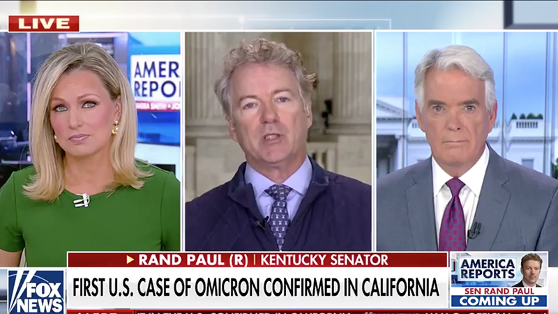 Paul Warns Of Omicron Overreach: ‘Unscientific Fauci Will Want You To Wear An Extra Mask, And Dictate You Can’t Go To Church’