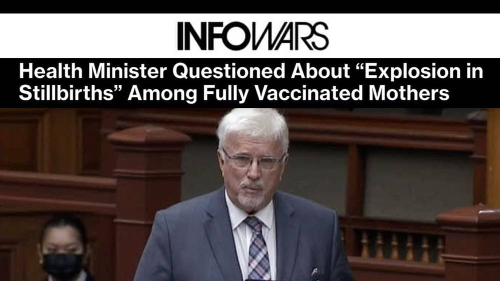 Next Phase of COVID Tyranny: Increase in Stillbirth Rates in Vaxxed Mothers Dismissed by Canadian Health Minister
