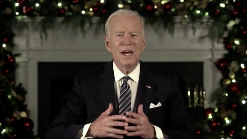 Biden Blames His Low Approval Rating On QAnon