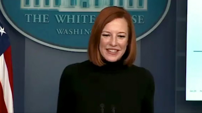 Pathetic: Sniveling Lap Dog Media Breaks into Off-Key Happy Birthday Song for Psaki During Presser