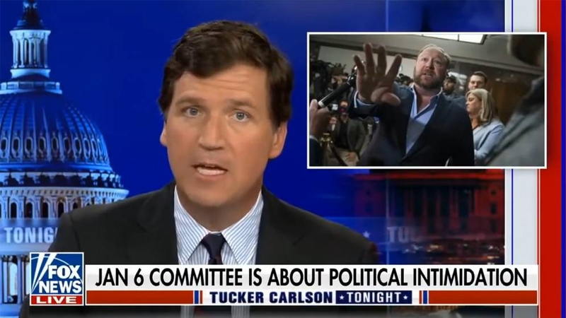 Alex Jones Tried To Stop Jan 6th Riot: Tucker Carlson Reports