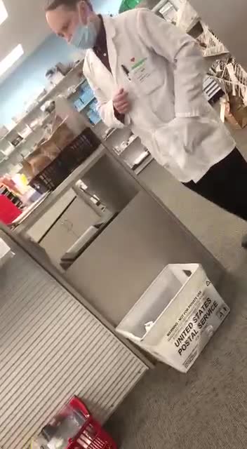 HOLY SHIT-NERVOUS Pharmacist Confronted - BLANK VAX INSERT & NUREMBURG CODE