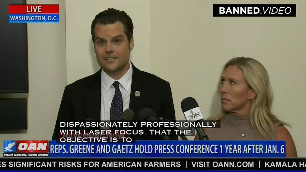 Republican Reps Greene and Gaetz Show Evidence of Federal Involvement In The Jan 6th Protest