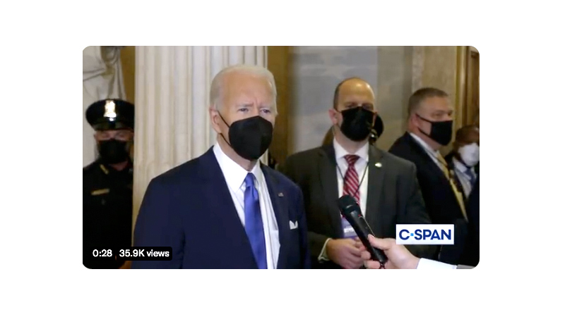 Video: Biden Refers to Trump as ‘The President’