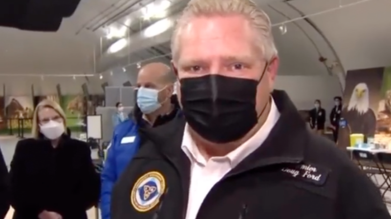 Ontario, Canada Premier Doug Ford To Parents Of Kids Aged 5-11: “Please Sign” Permission Slips For In-School Covid Jabs