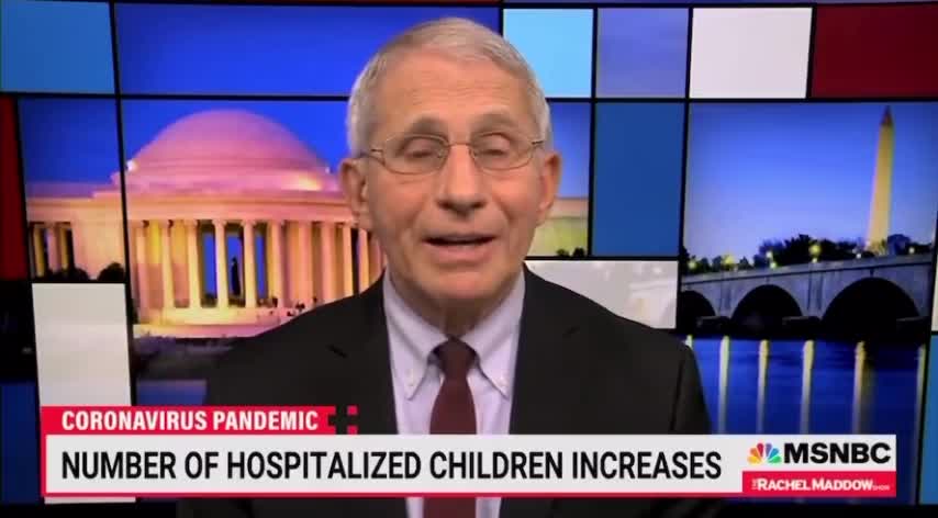 Fauci ADMITS Child COVID Hospitalization Numbers Are Overblown