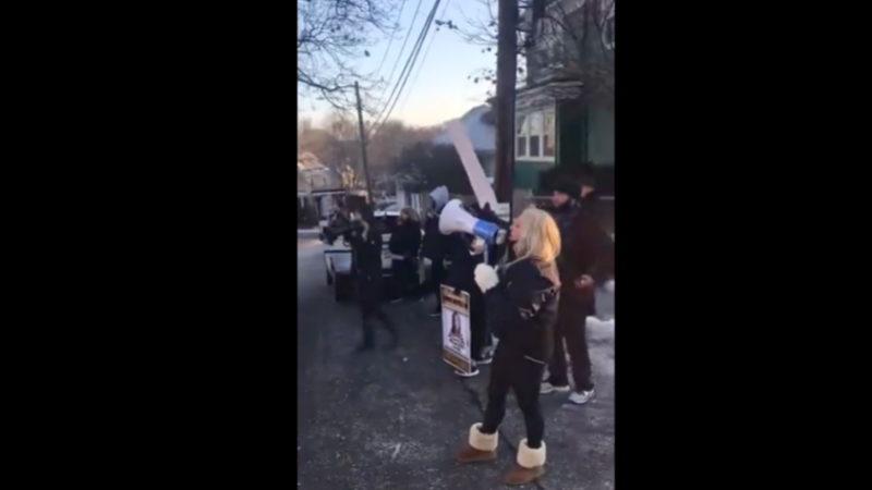 “We Want To Go To Work!”: Anti-Vaxx Mandate Protesters Shout Outside Home Of Boston Mayor Wu