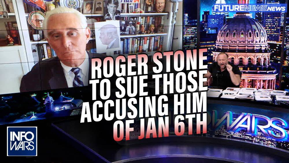 Roger Stone Announces Lawsuits Against Those Accusing Him of Jan 6 Involvement