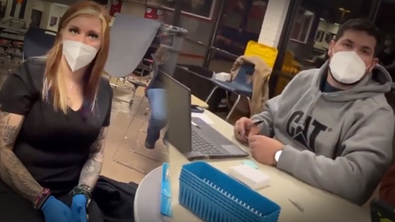 Undercover Footage: Students Film As School Covid Clinic Vaccinates Children Without Parental Consent