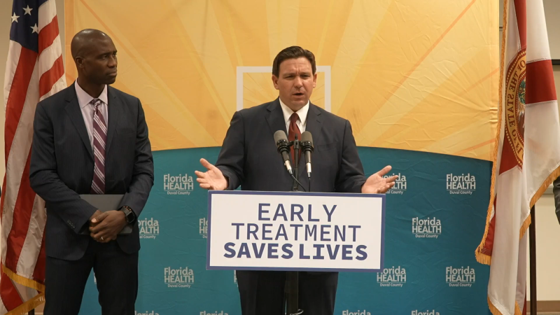 Video: DeSantis Says Biden is “Bogarting” Monoclonal Antibody Covid Treatment