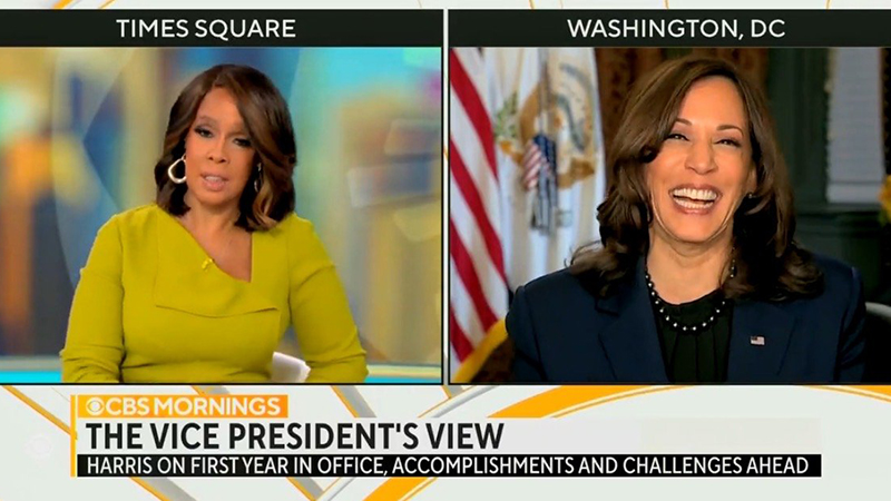 WEIRD: Kamala Harris LAUGHS When Asked Why Biden Admin Has Failed To “Shut Down The Virus”