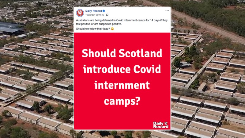 Scottish Newspaper Asks Readers if ‘COVID Internment Camps’ Should be Introduced