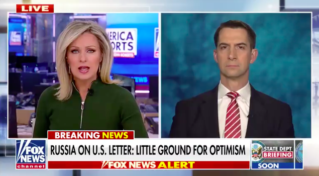 Sen. Cotton Spits Truth: Brandon's ‘Weakness’ Has ‘Emboldened Our Adversaries’ - Daily Patriot Report
