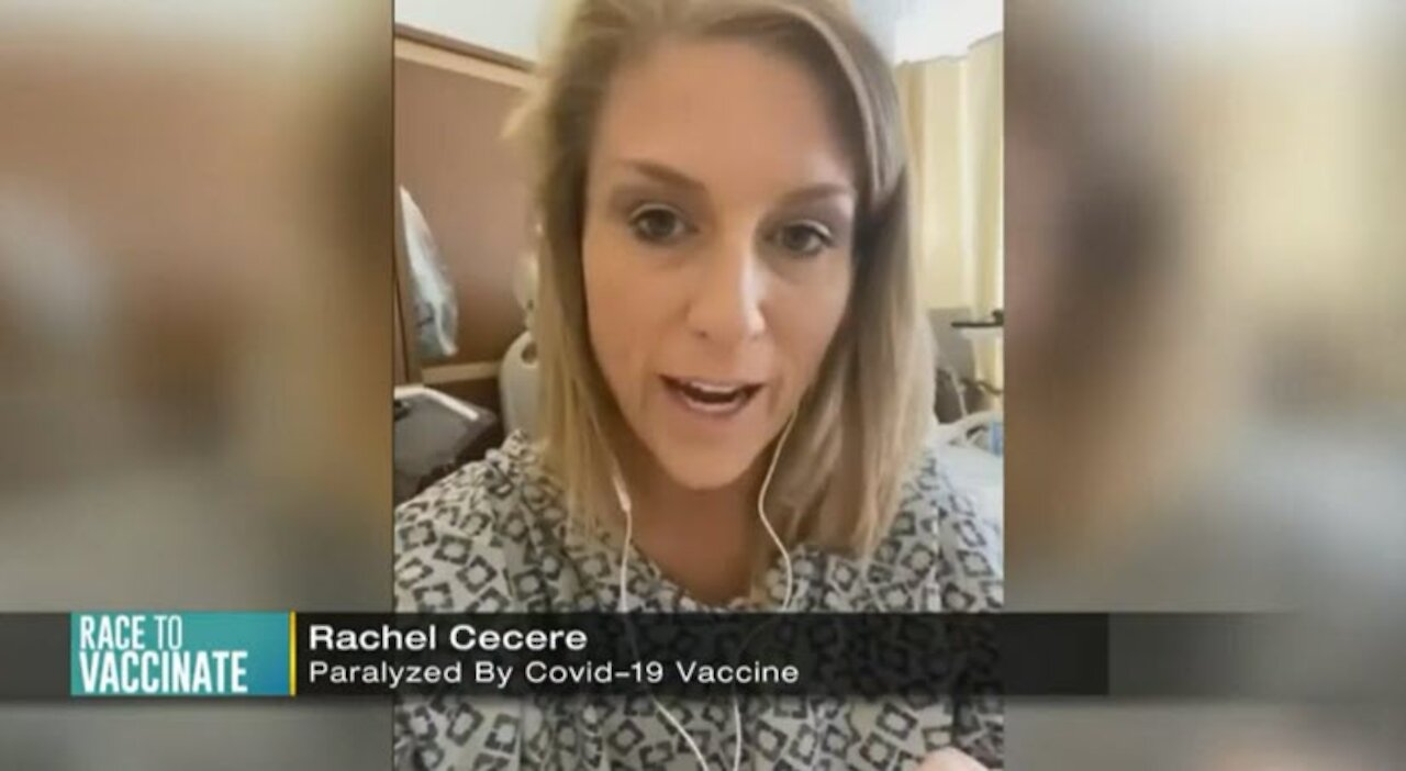 Mother left paralyzed after getting first dose of Pfizer