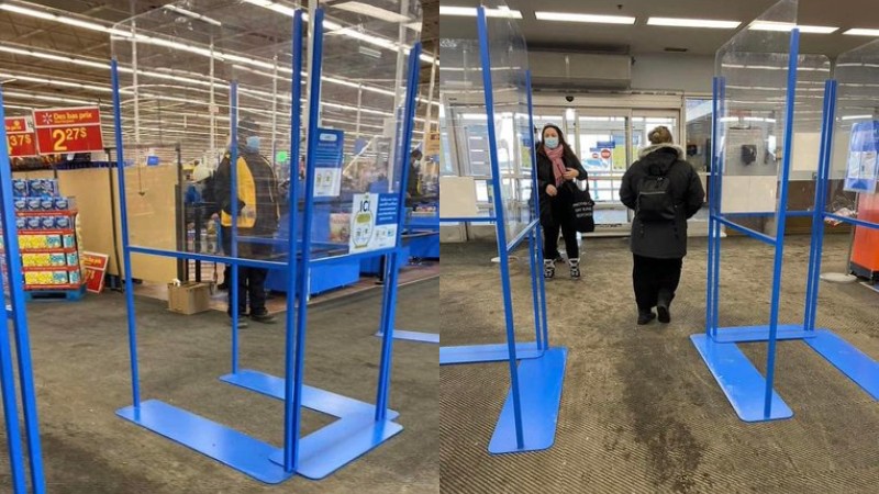 Canadian Walmarts Install Vaccine Passport Scanner Booths to Screen Customers