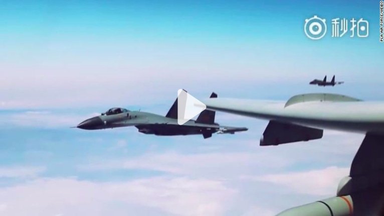 As the Russia-Ukraine Tension Rises, China Sends 39 Aircraft Over Taiwan's Air Defense Zone
