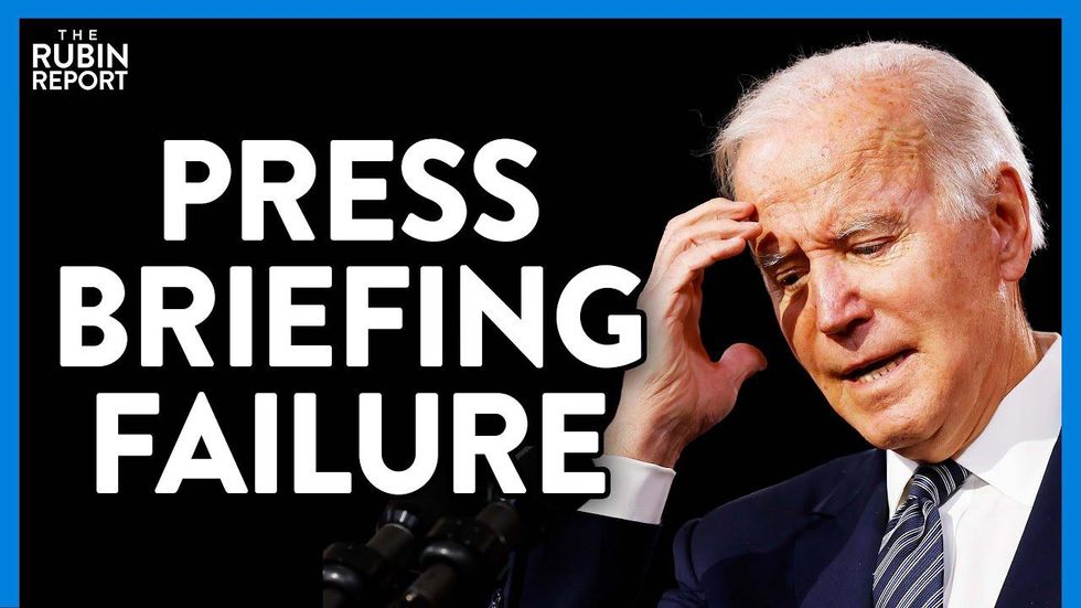 WATCH: Biden struggles to get through another disastrous press briefing, ignores questions - TheBlaze