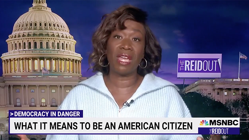 Video: MSNBC Race Baiter Reid Declares “White So-called Christian Conservatives Feel Like America Was Built By Them For Them”