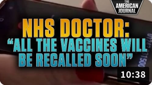 WATCH: NHS Doctor Tells Patient NOT to Take Covid Vaccine Because They Will Be PULLED Soon – Warns That Vaccine Data is Being Hidden From Public – Mic Drop Politics
