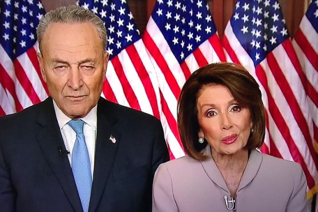 Support For Pelosi and Schumer Led Congress Crashes By Half... Among Democrats