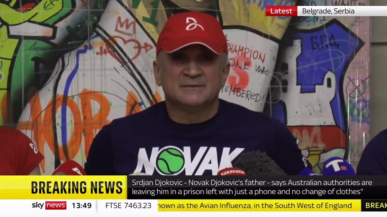 Novak Djokovic's father: