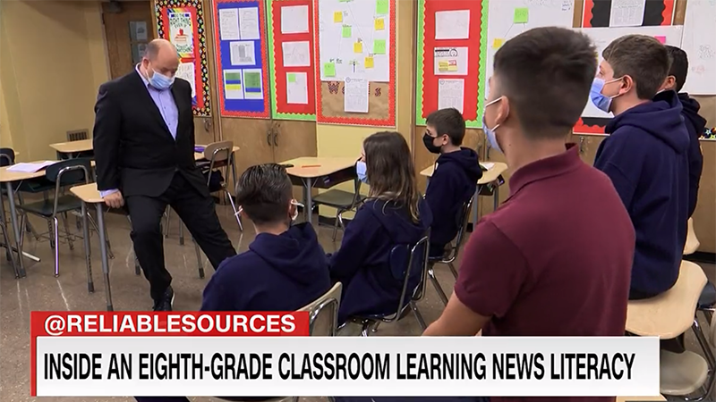 Video: CNN’s Stelter Visits School Kids Being Taught How To Spot ‘Misinformation’