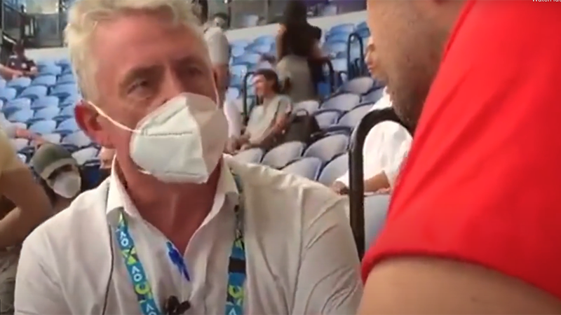 Video: Australian Tennis Officials Order Group To Hand Over Novak Djokovic Signs In Arena Or Leave – NewsWars