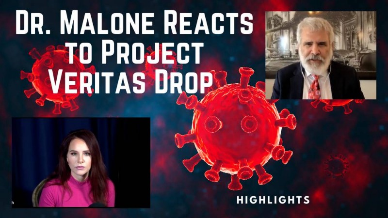 Watch: Dr. Malone Responds To Project Veritas Fauci Gain-of-Function Bombshell (Highlights)