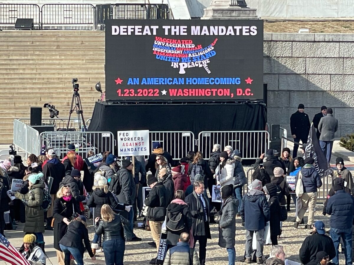 LIVE: ‘Defeat the Mandates’ March in Washington