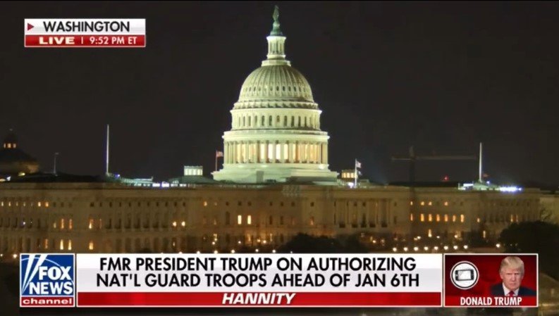 CASE CLOSED: President Trump on Jan. 6: 