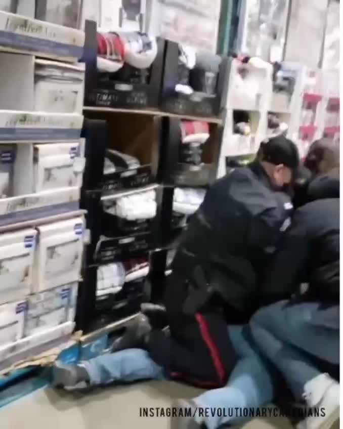 Customer In Toronto Costco Hauled Off By Nazi Agents Of The State For Not Wearing Mask