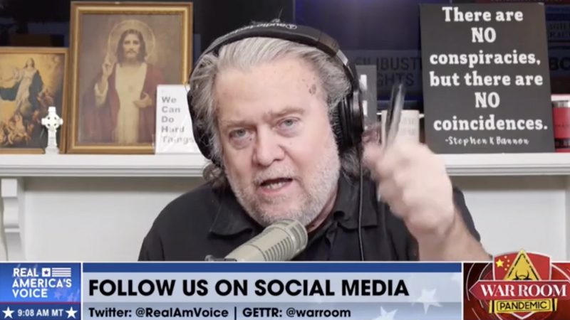 Bannon Warns Dems: GOP Will ‘Decertify’ Stolen Election, Will ‘Lead to the Total Destruction of the Democrat Party!’
