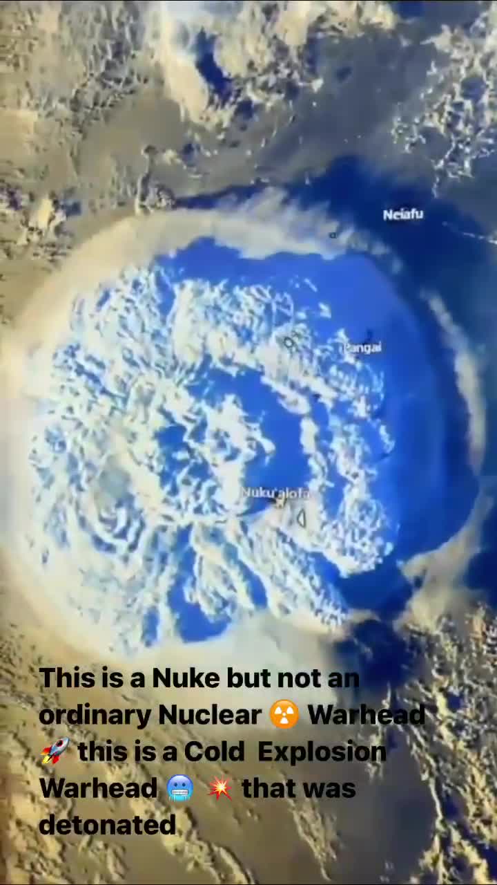 Was The Tonga-Hunga Haʻapai Volcano Eruption Actually A Nuclear Explosion?