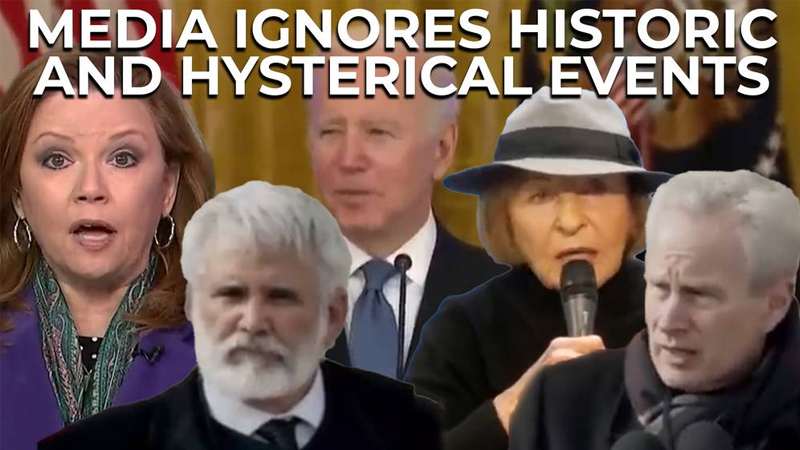 Mainstream Media Ignores Mandate Protests While Covering For Biden’s Vulgar Language