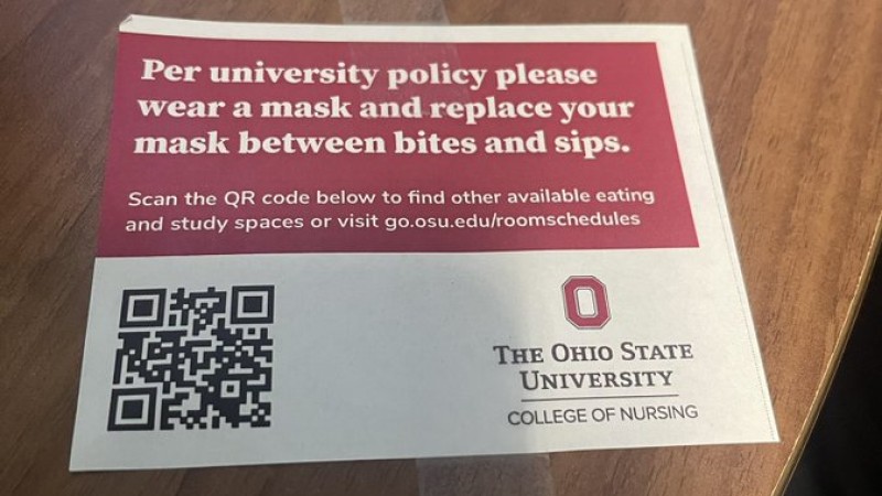 Ohio State University Tells Students to “Replace Your Mask Between Bites and Sips” – NewsWars